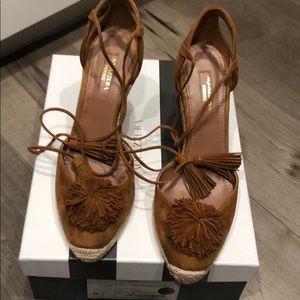 Aquazzura wedge espadrille